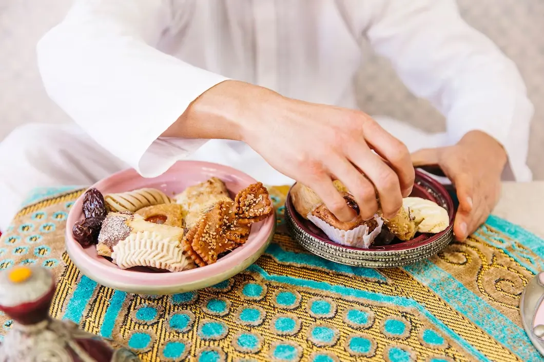 Pastry after Ramadan fasting