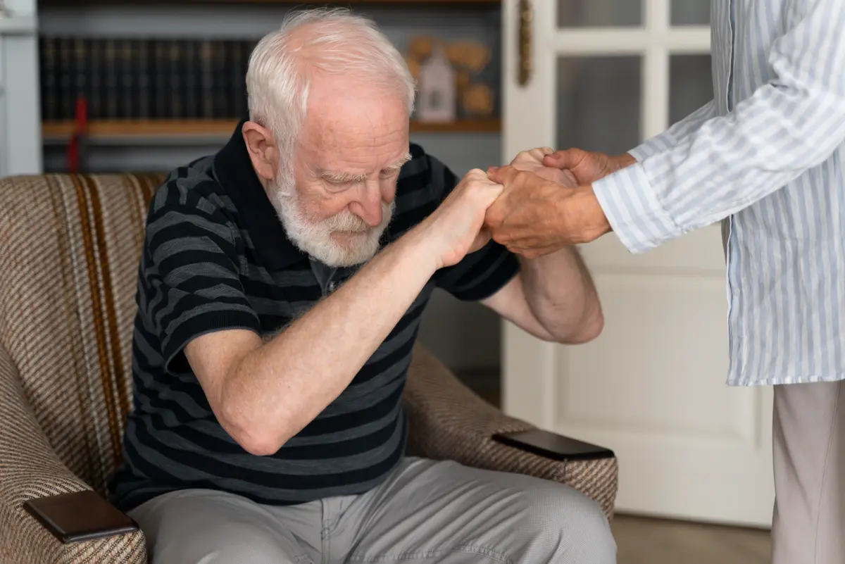 Senior people with sarcopenia